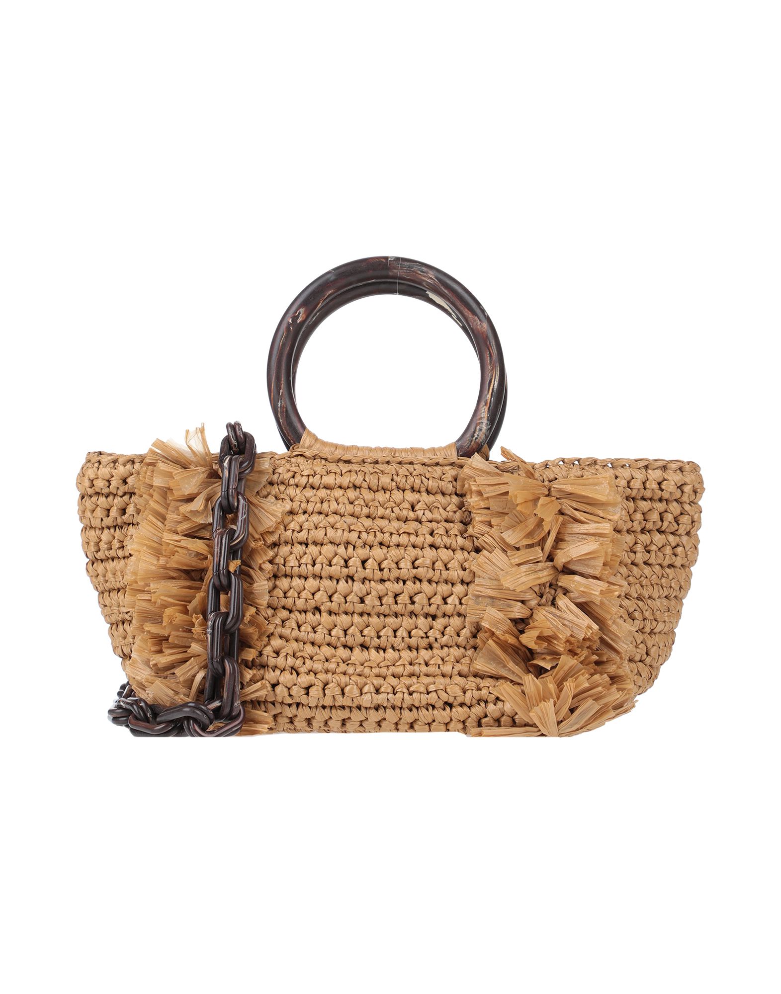 Carolina Santo Domingo Handbags In Beige