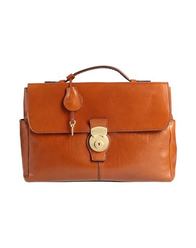 The Bridge Woman Handbag Brown Size - Leather In Orange