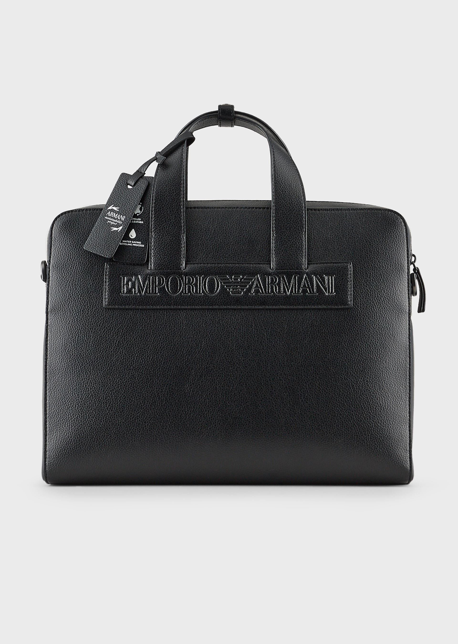 emporio armani briefcase