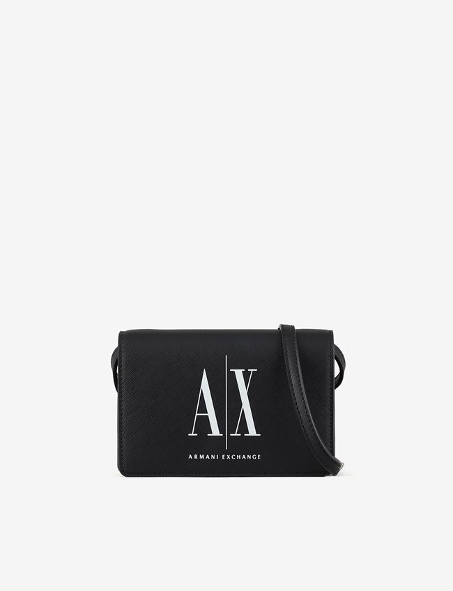 Armani Exchange Borsa A Tracolla Nero Poliestere