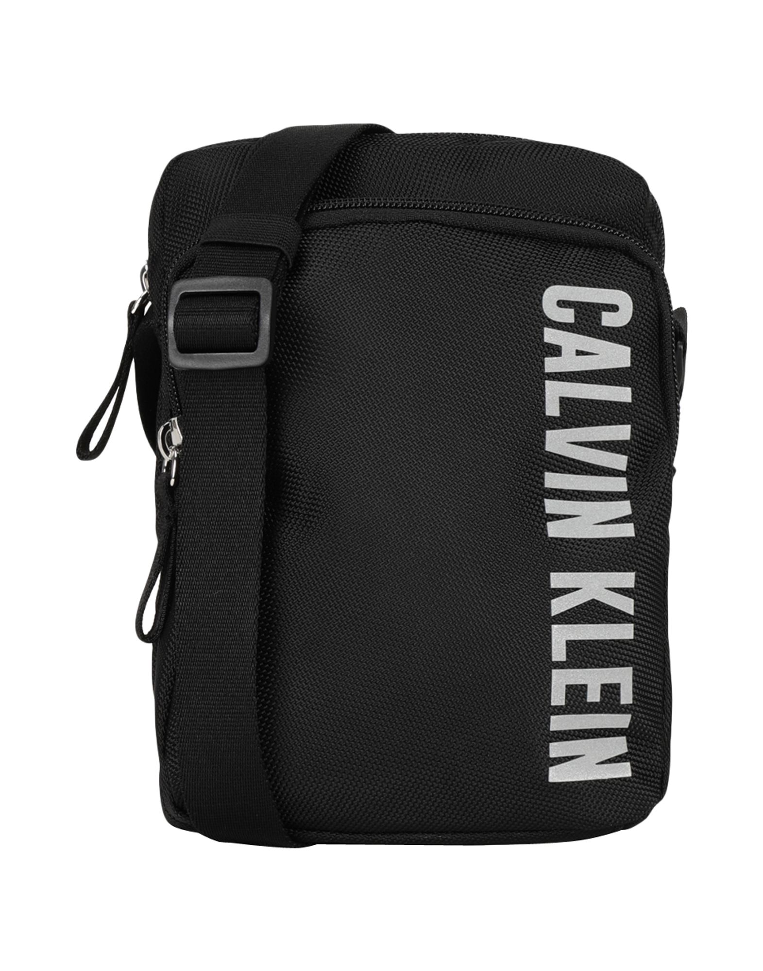 《セール開催中》CALVIN KLEIN PERFORMANCE メンズ メッセンジャーバッグ ブラック リサイクルポリエステル 100% CROSSBODY BAG