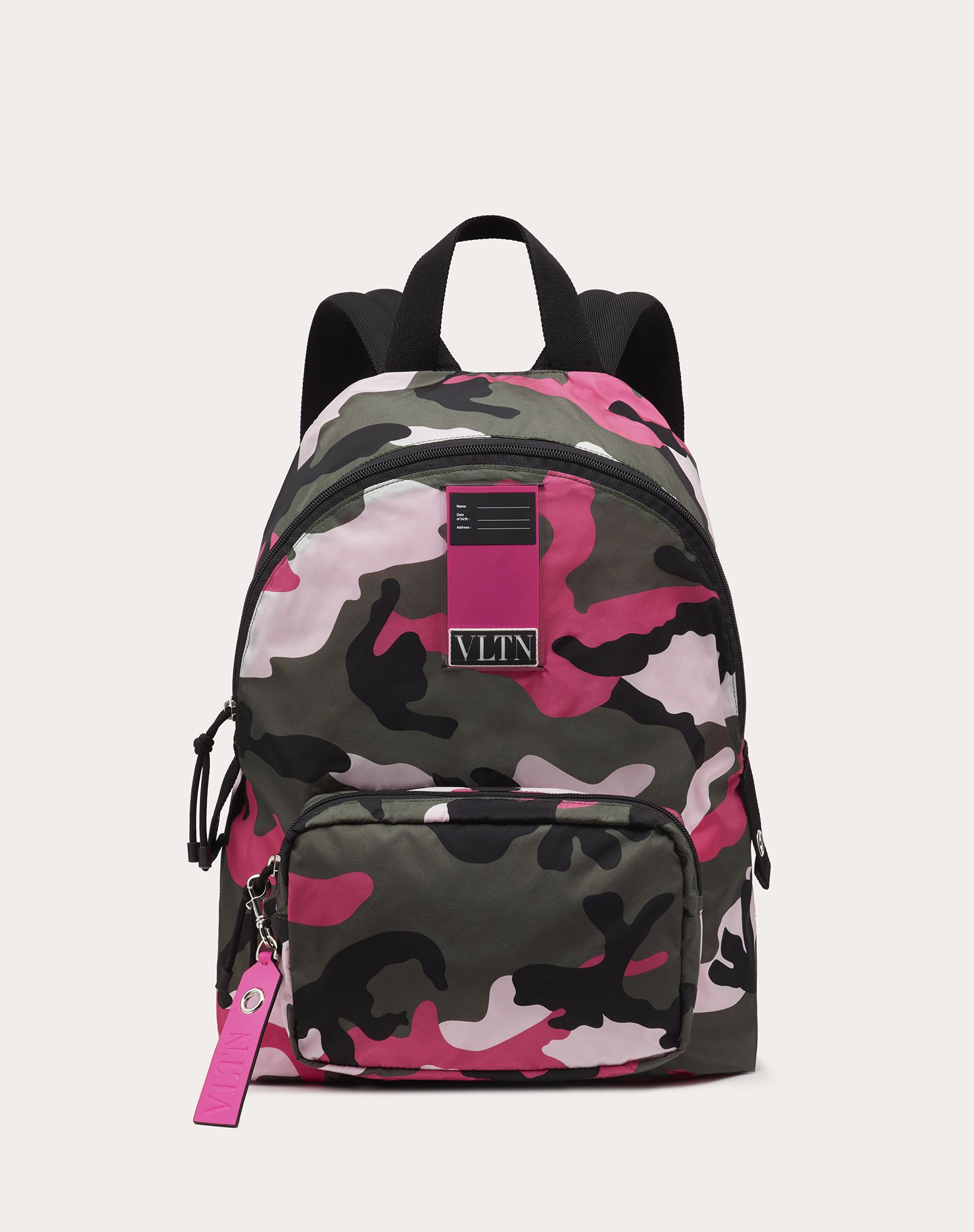 pink camouflage backpack