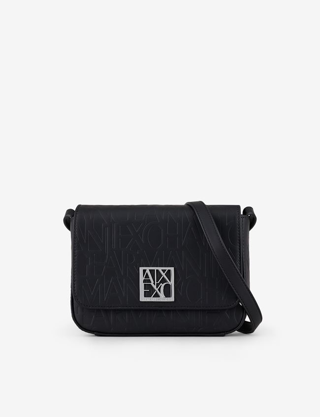 Armani Exchange Borsa A Spalla Nero Poliestere