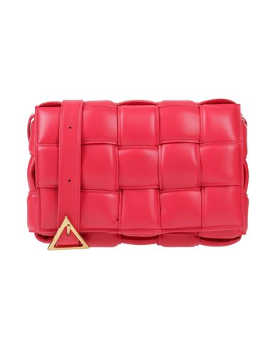 Bottega Veneta Woman Cross-body Bag Red Size - Soft Leather