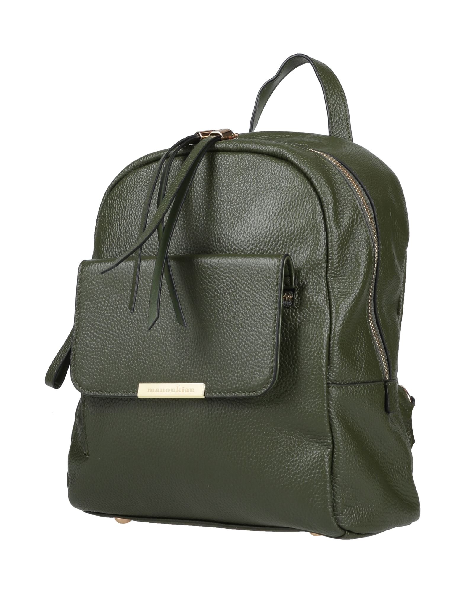 Shop Manoukian Backpacks In Military Green