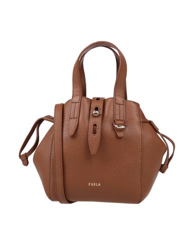 Furla Net Mini Tote Woman Handbag Brown Size - Soft Leather