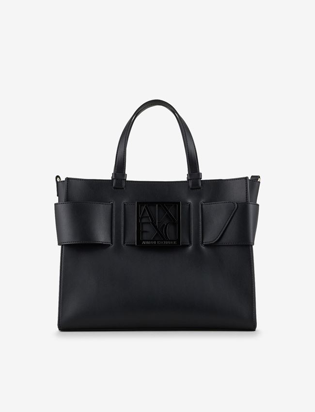 Armani Exchange Tote Nero Poliestere