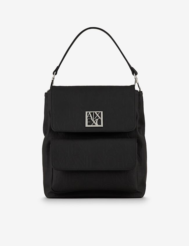 Armani Exchange Zaino Nero Poliestere