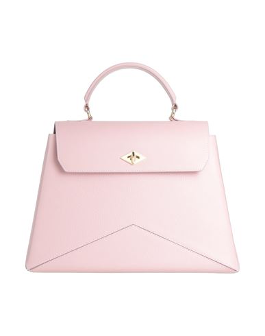 Woman Handbag Pink Size - Soft Leather