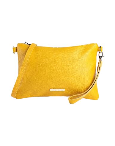Tuscany Leather Woman Handbag Ocher Size - Soft Leather In Yellow