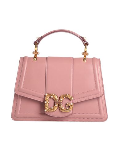 Dolce & Gabbana Woman Handbag Pastel Pink Size - Soft Leather