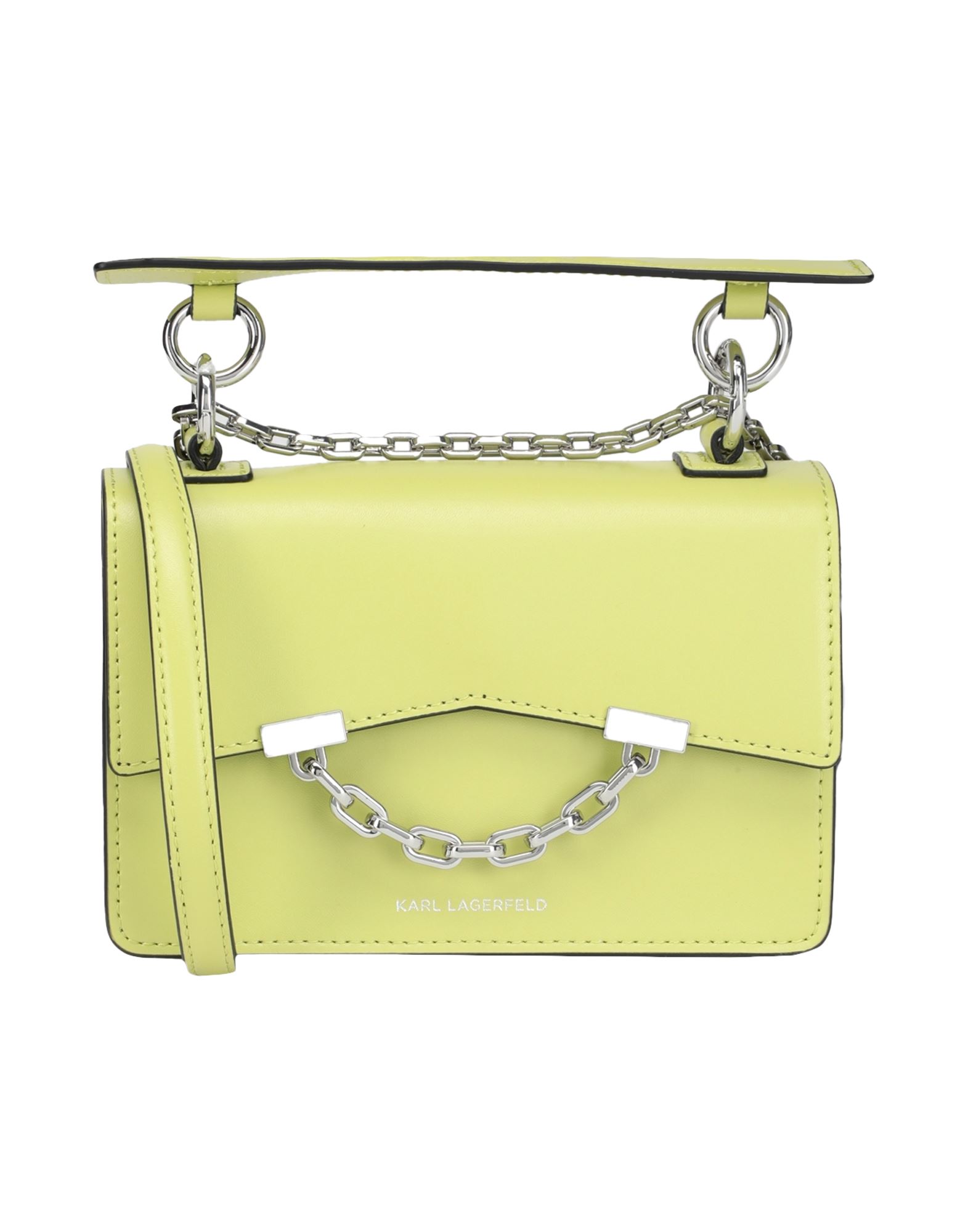 Karl Lagerfeld Handbags In Acid Green