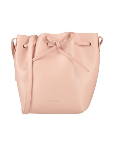 Shop Mansur Gavriel Woman Cross-body Bag Blush Size - Soft Leather In Pink