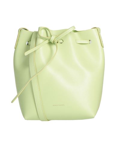 Shop Mansur Gavriel Woman Cross-body Bag Light Green Size - Soft Leather