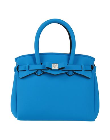 Save My Bag Woman Handbag Bright Blue Size - Peek (polyether - Ether - Ketone), Polyamide, Elastane In Blue