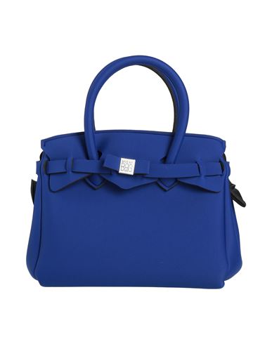 Save My Bag Woman Handbag Blue Size - Peek (polyether - Ether - Ketone), Polyamide, Elastane In Blue