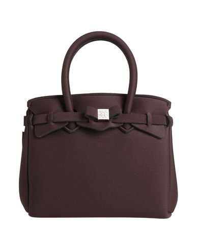 Save My Bag Woman Handbag Chocolate Brown Size - Peek (polyether - Ether - Ketone), Polyamide, Elast In Brown