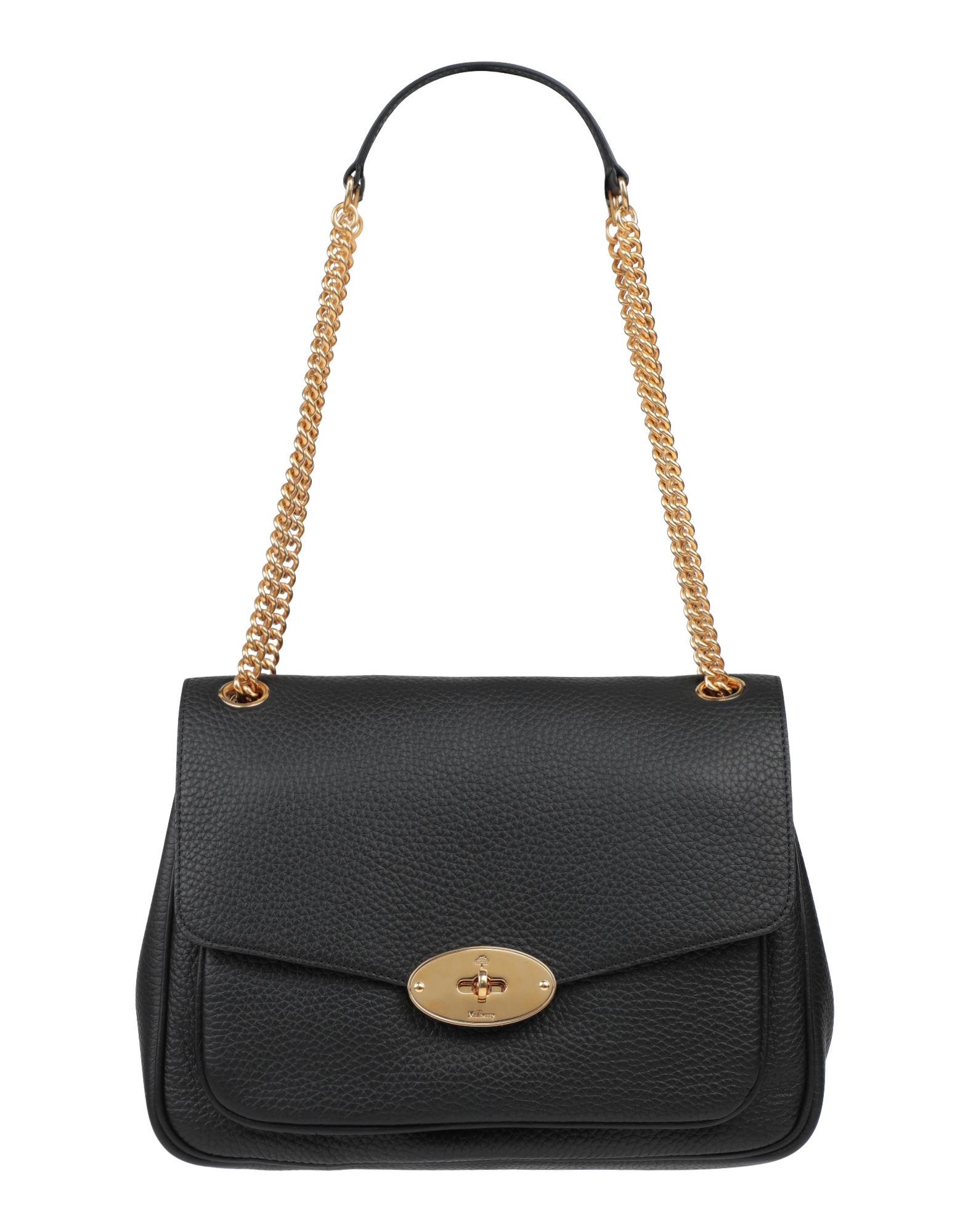 Mulberry Darley Grainy Leather Bag In Black