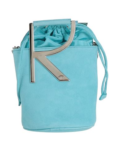 Roger Vivier Woman Handbag Sky Blue Size - Leather In Blue