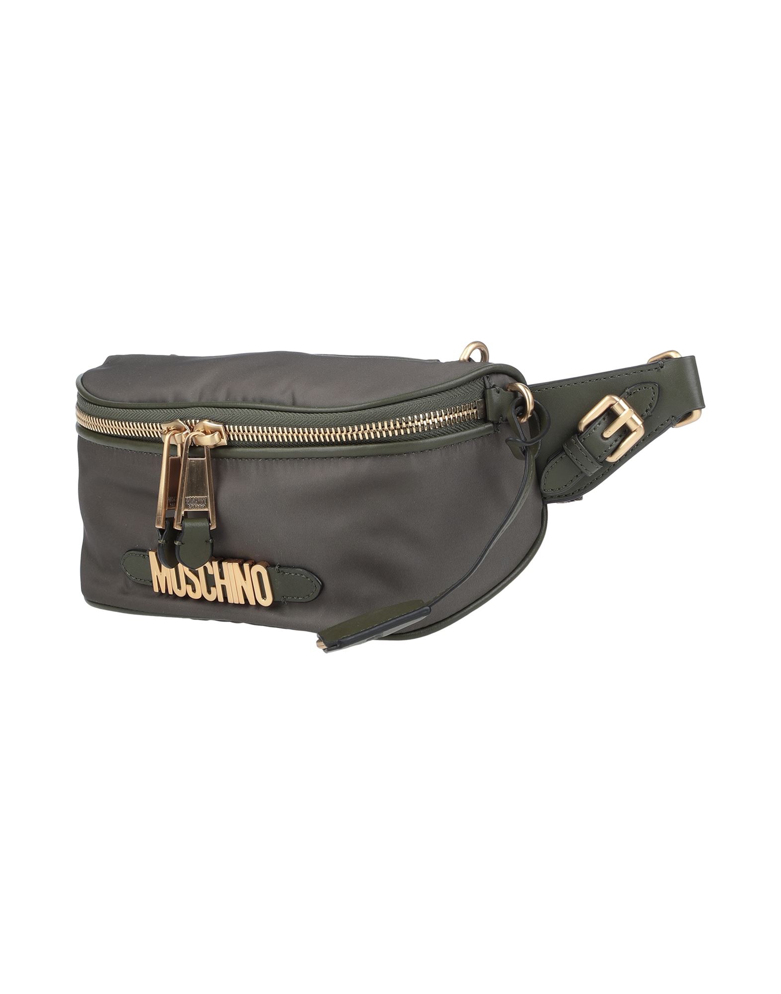 Moschino Bum Bags In Military Green