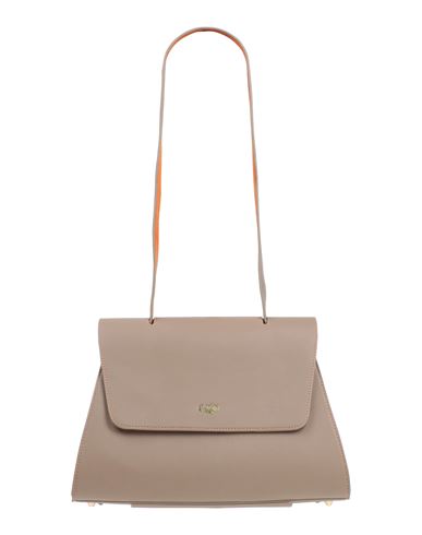 Ego Woman Shoulder bag Beige Size - Soft Leather