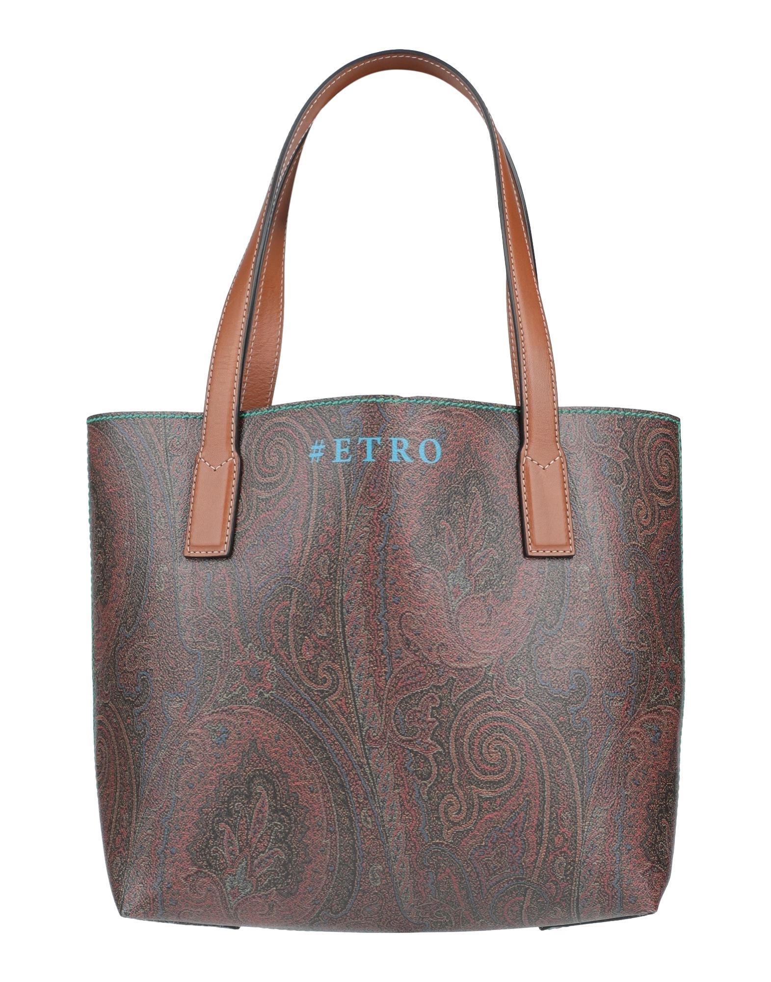 ETRO - 未使用新品 ETROエトロ ミニトートバッグ グレーペイズリー柄の