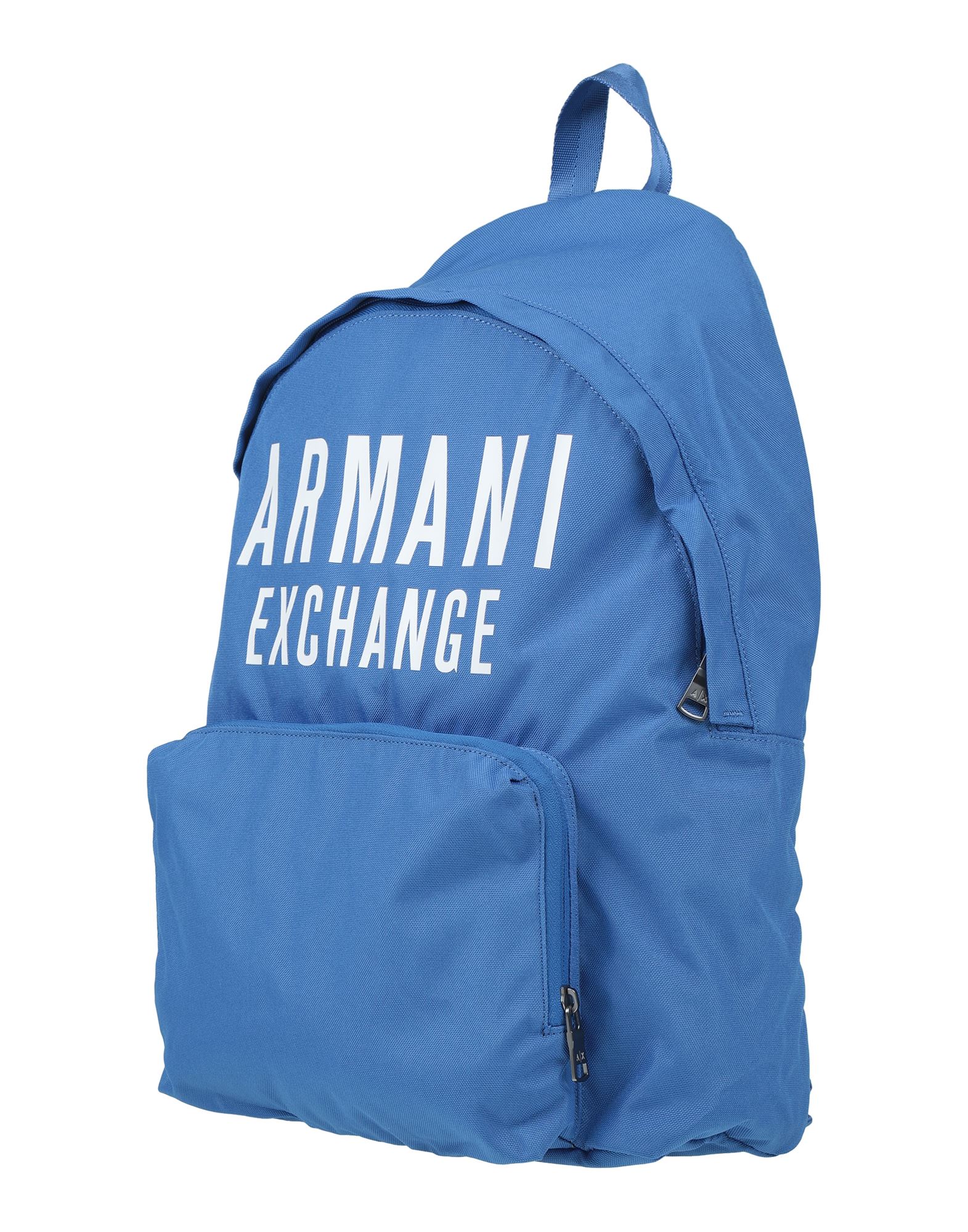 Armani Exchange Backpacks In Pastel Blue