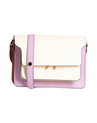 Marni Woman Cross-body Bag Cream Size - Leather In White