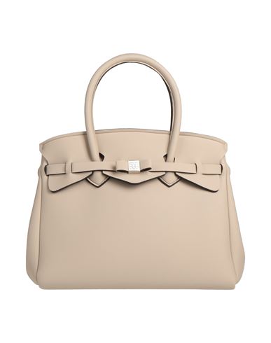Save My Bag Woman Handbag Sand Size - Peek (polyether - Ether - Ketone), Polyamide, Elastane In Beige