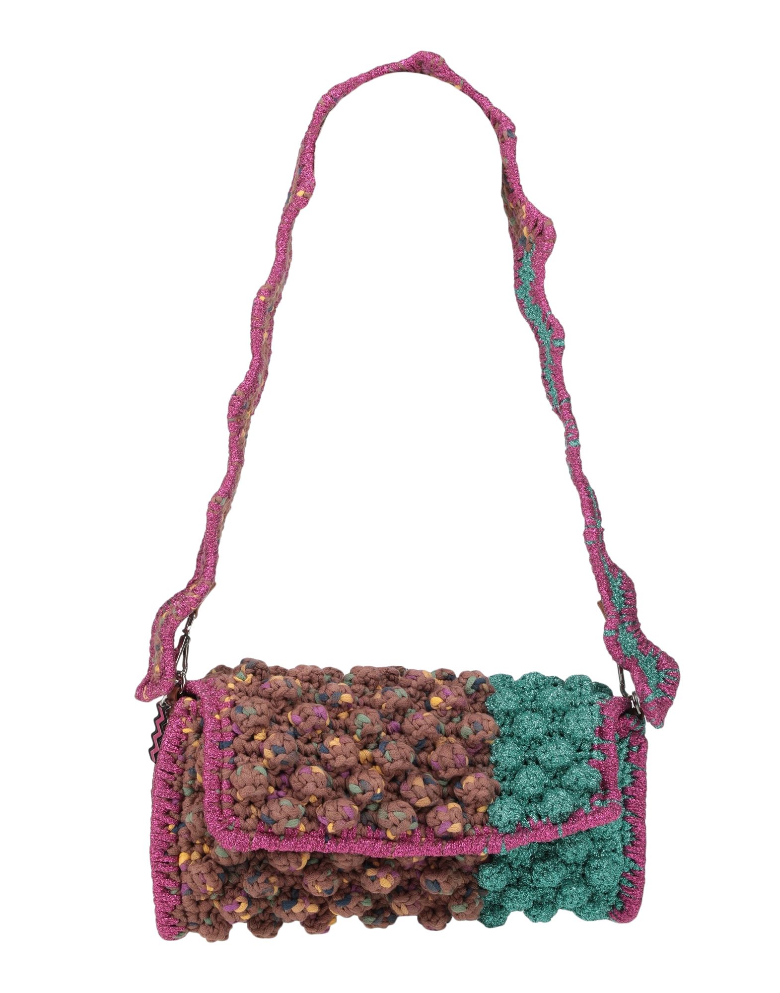 M Missoni Handbags In Fuchsia