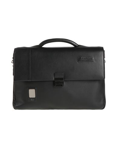 Man Handbag Black Size - Soft Leather