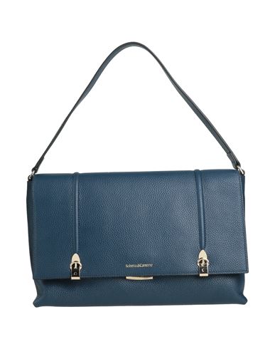 Woman Handbag Blue Size - Soft Leather