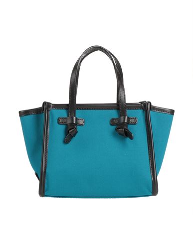 Gianni Chiarini Woman Handbag Deep Jade Size - Soft Leather, Textile Fibers In Green