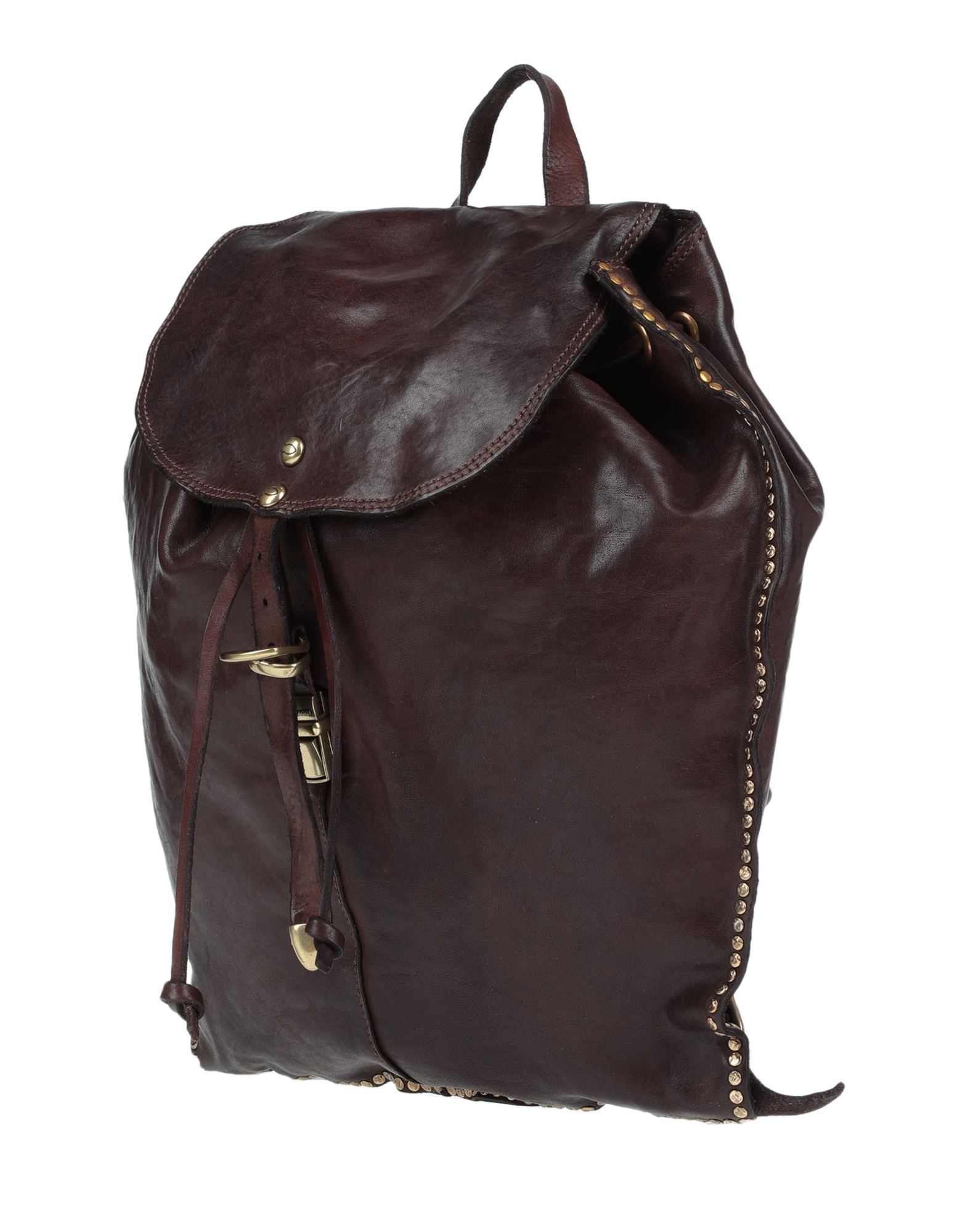 Multi Pocket Backpack Dark Brown Campomaggi