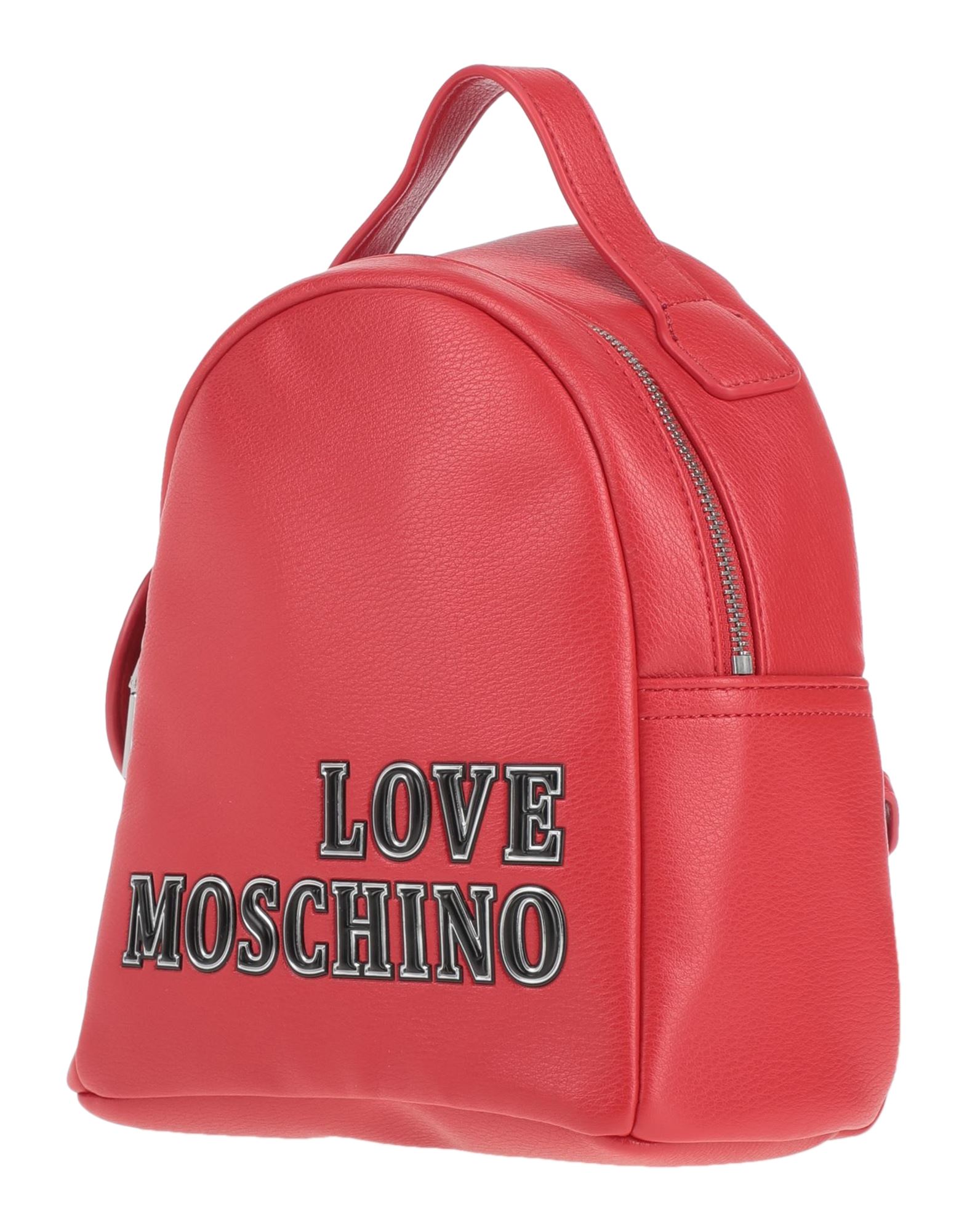 red moschino backpack