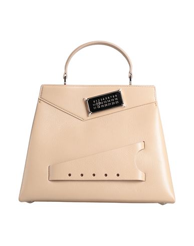 Maison Margiela Woman Handbag Beige Size - Bovine Leather