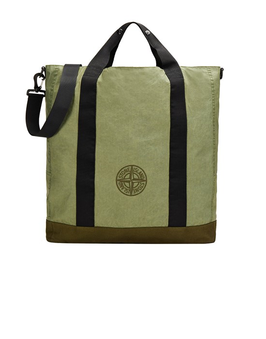 Sac à dos Homme 91475 AGGRESSIVE GOMMATO_ GARMENT DYED Front STONE ISLAND