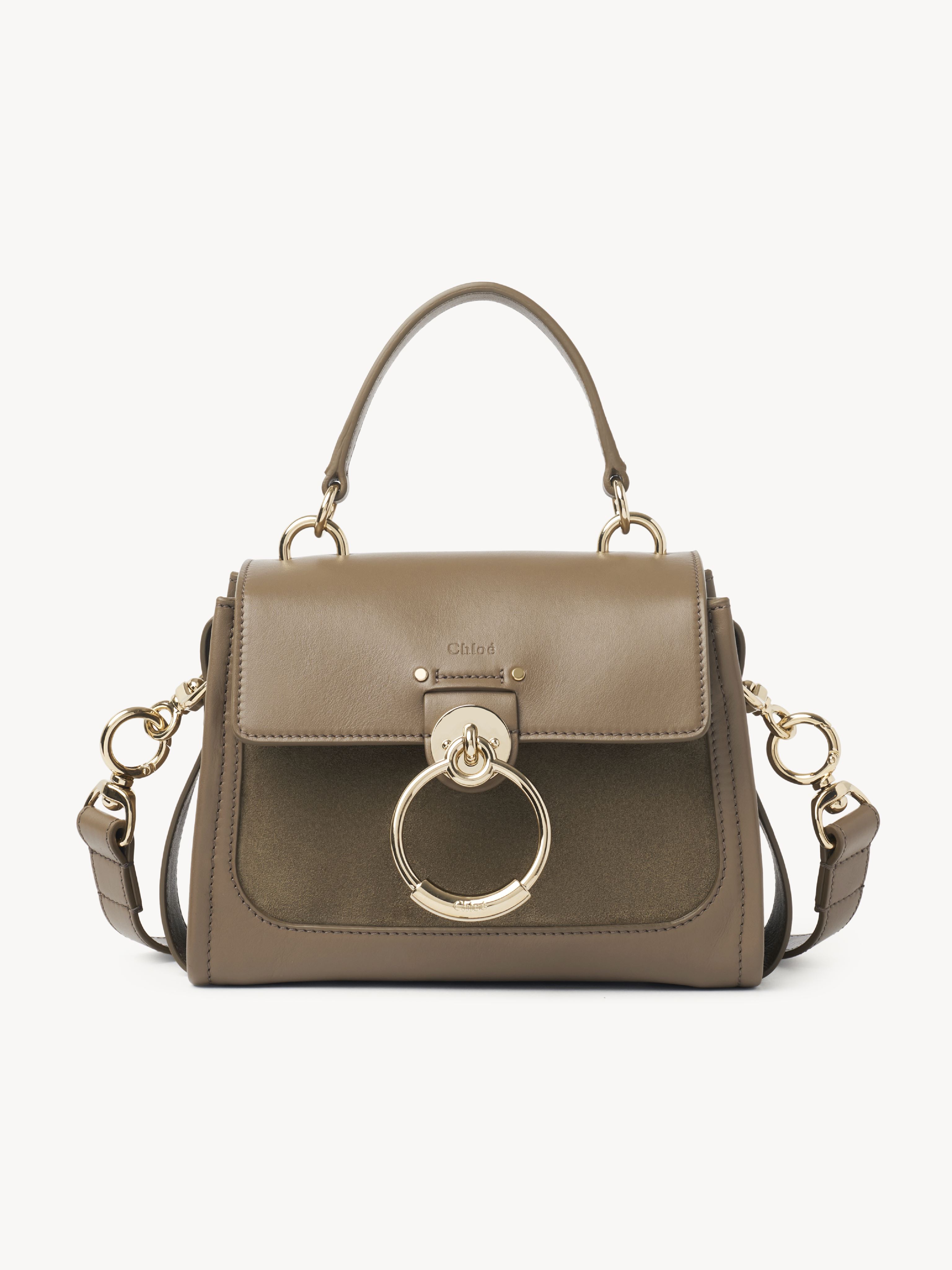 chloe tess bolsa nut color