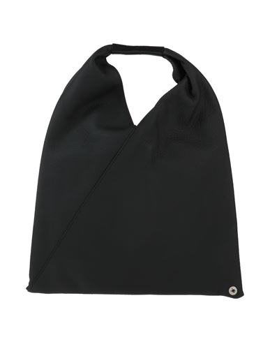 Shop Mm6 Maison Margiela Woman Handbag Black Size - Bovine Leather