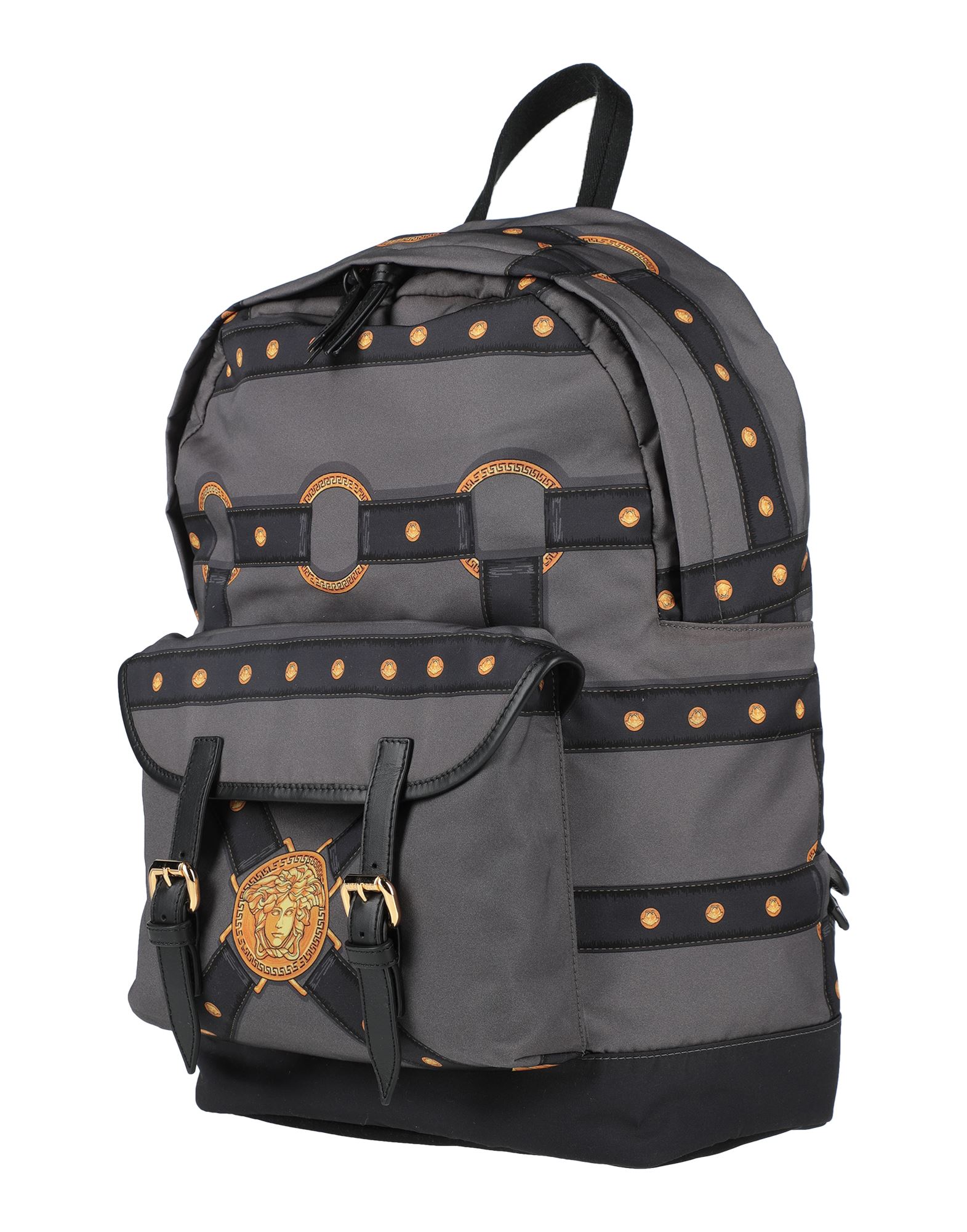 grey versace backpack