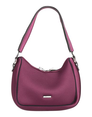 Shop Save My Bag Woman Shoulder Bag Burgundy Size - Peek (polyether - Ether - Ketone), Polyamide, Elastan In Red