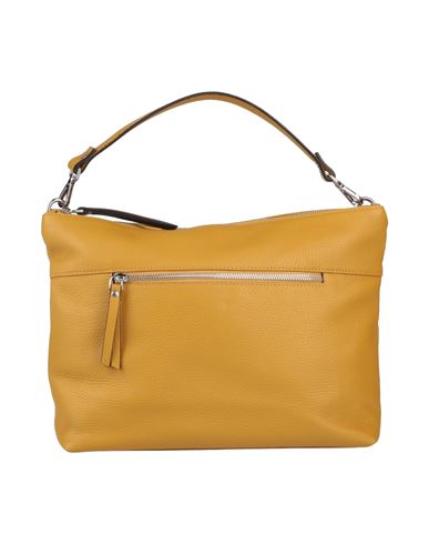 Gianni Notaro Woman Handbag Mustard Size - Soft Leather In Yellow