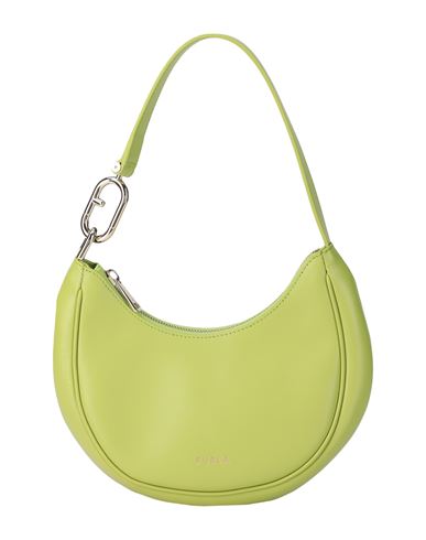 Furla Primavera S Shoulder Bag Woman Handbag Acid Green Size - Calfskin