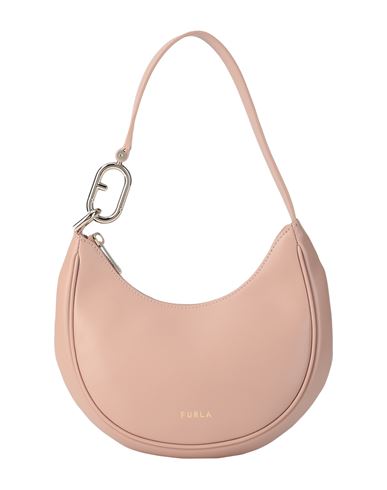 Furla Primavera S Shoulder Bag Woman Handbag Light Brown Size - Calfskin In Pink