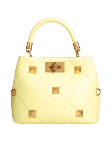 Valentino Garavani Woman Handbag Yellow Size - Soft Leather