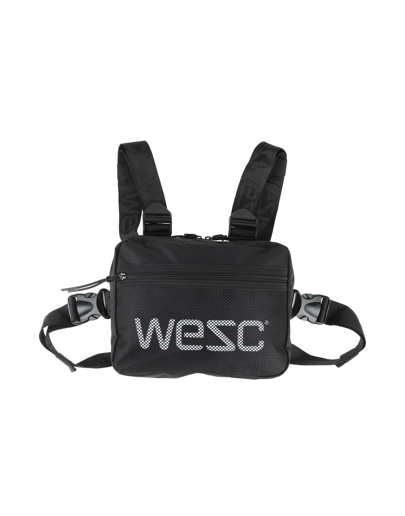 《セール開催中》WESC メンズ バックパック ブラック ポリエステル 100%