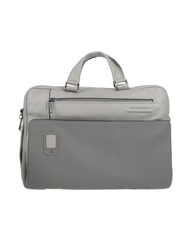 Woman Handbag Grey Size - Bovine leather, Metal, Aluminum, ABS - Acrylonitrile Butadiene Styrene, Polyurethane