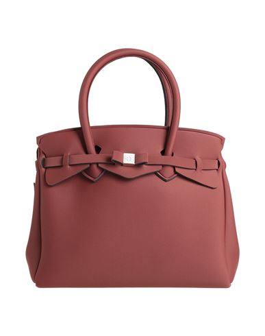 Save My Bag Woman Handbag Chocolate Brown Size - Peek (polyether - Ether - Ketone), Polyamide, Elast In Brown
