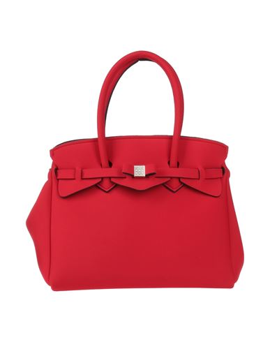 Save My Bag Woman Handbag Tomato Red Size - Peek (polyether - Ether - Ketone), Polyamide, Elastane