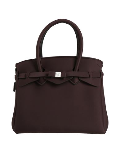 Save My Bag Woman Handbag Dark Brown Size - Peek (polyether - Ether - Ketone), Polyamide, Elastane In Brown
